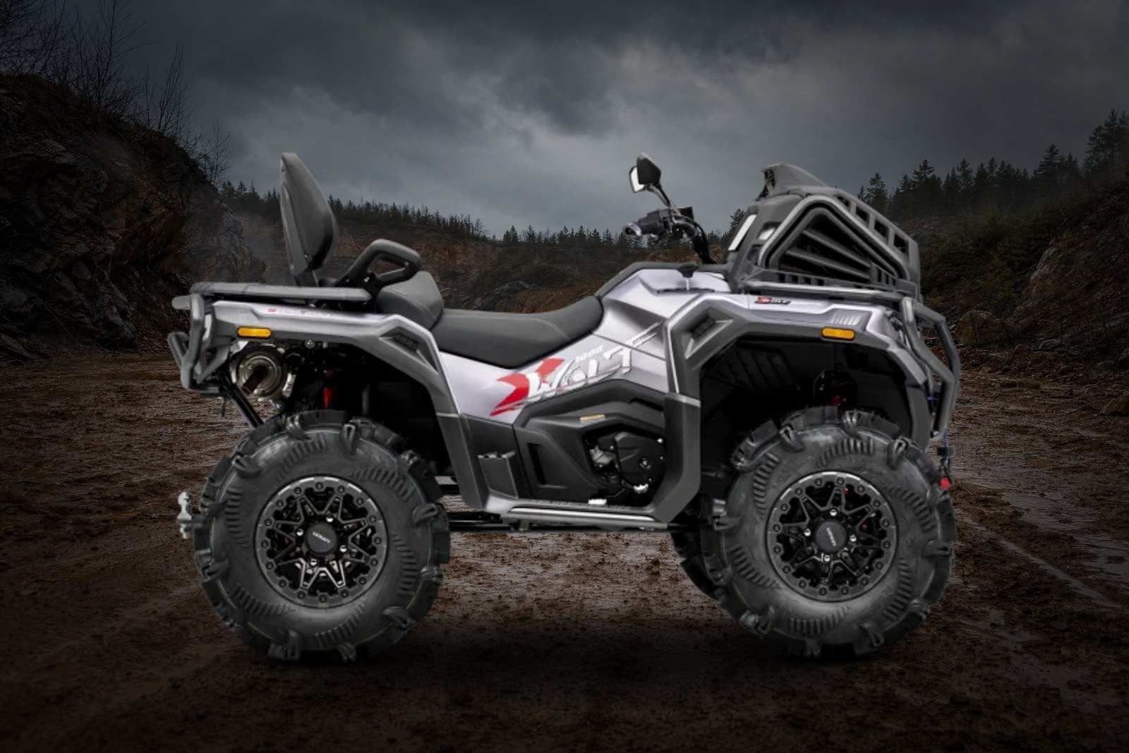 AI-визуализация квадроцикла Loncin XWolf 1000L MUD