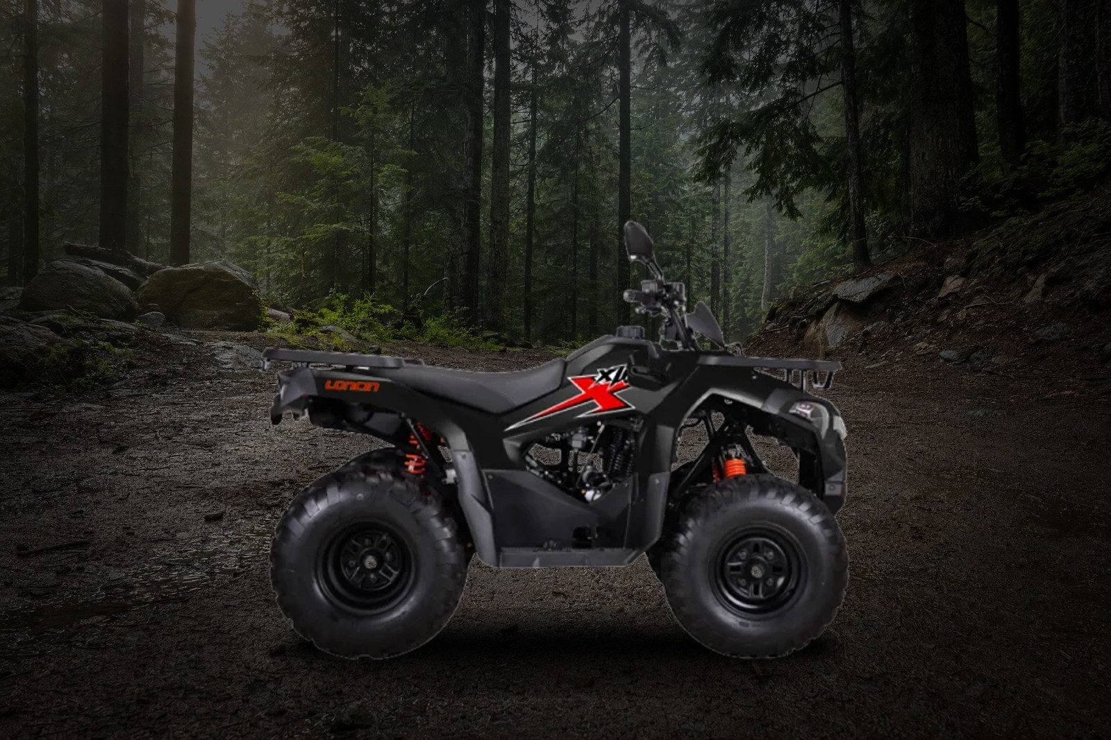 AI-визуализация квадроцикла Loncin XWolf 200