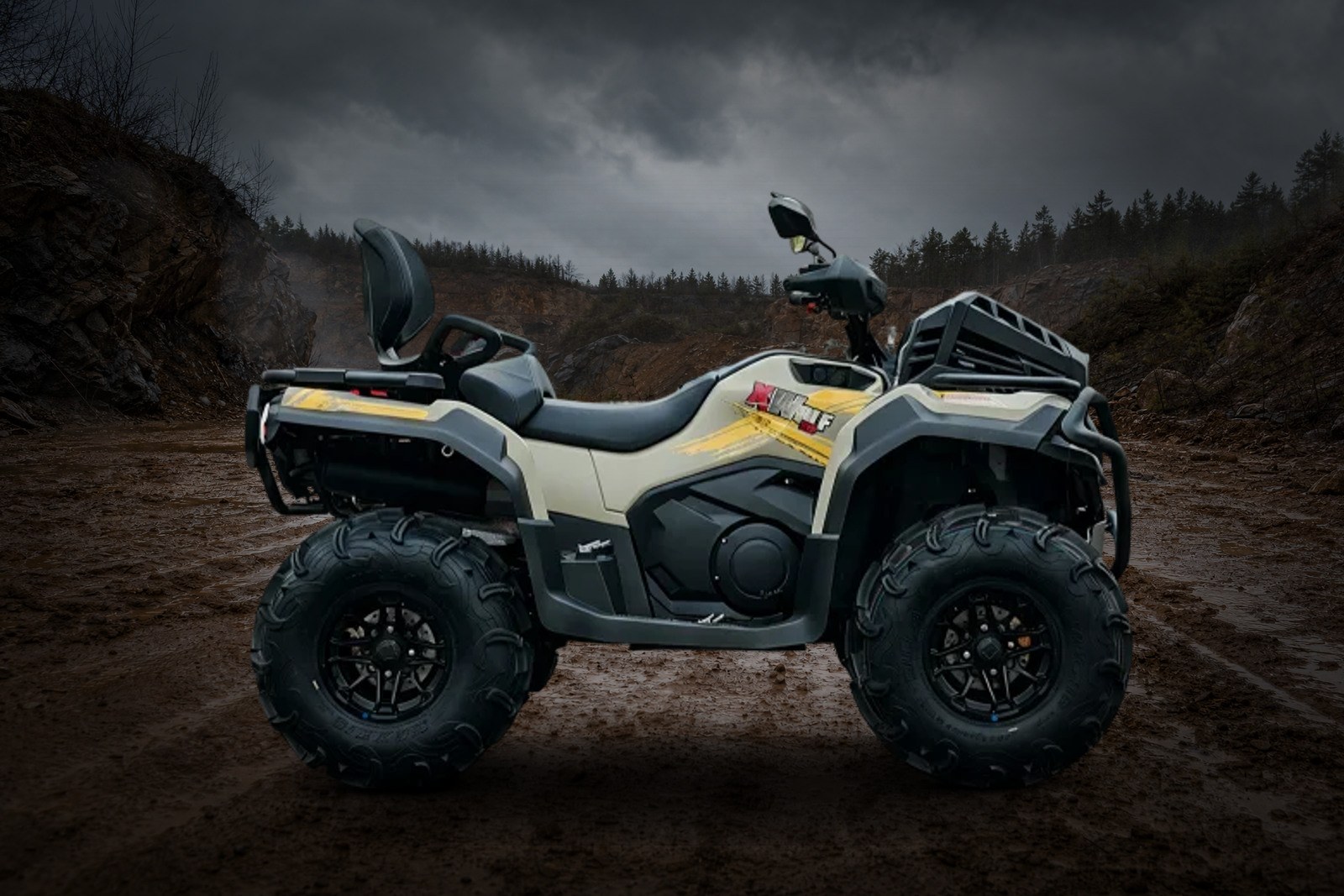 AI-визуализация квадроцикла Loncin XWolf 700L MUD