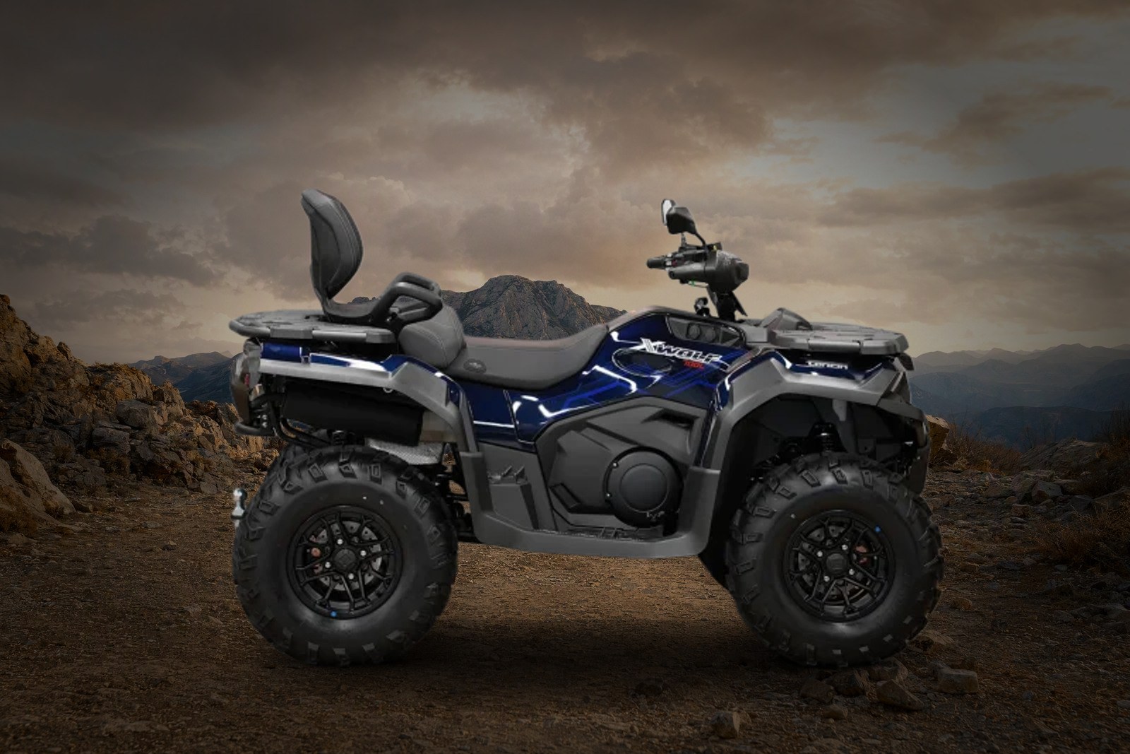 AI-визуализация квадроцикла Loncin XWolf 700L